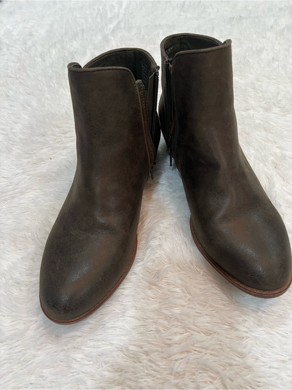 Hot Tomato Black Suede Ankle Boots